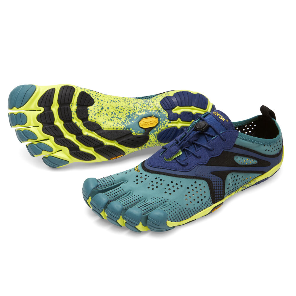 Vibram Fivefingers V-Run Mens Running Shoes Blue/Navy Australia (MUR260789)